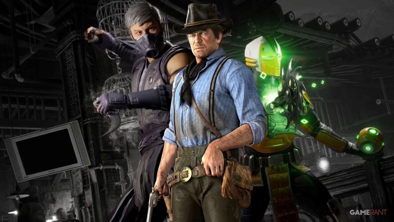 ترکیب خلاقانه Mortal Kombat با Red Dead Redemption 2 توسط یک استریمر خلاق