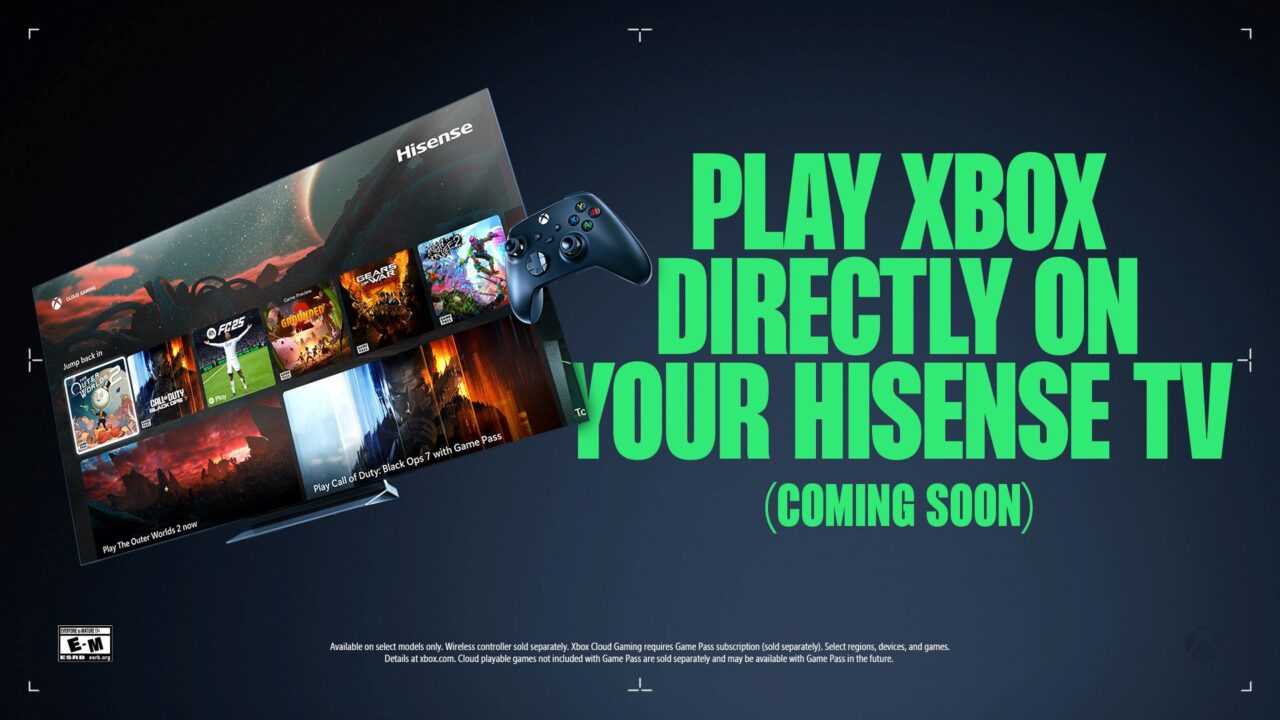 همکاری مایکروسافت و هایسنس؛ تلویزیون‌ها به کنسول Xbox تبدیل می‌شوند